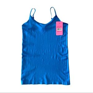 NEW tank top bright blue as seen in Vogue recommended Spring colors of  season